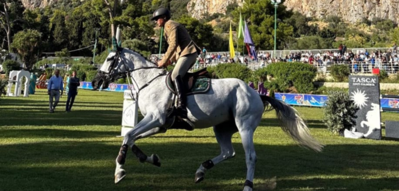 Guido Franchi al comando nella 145 Ranking di Palermo (CSI3*)