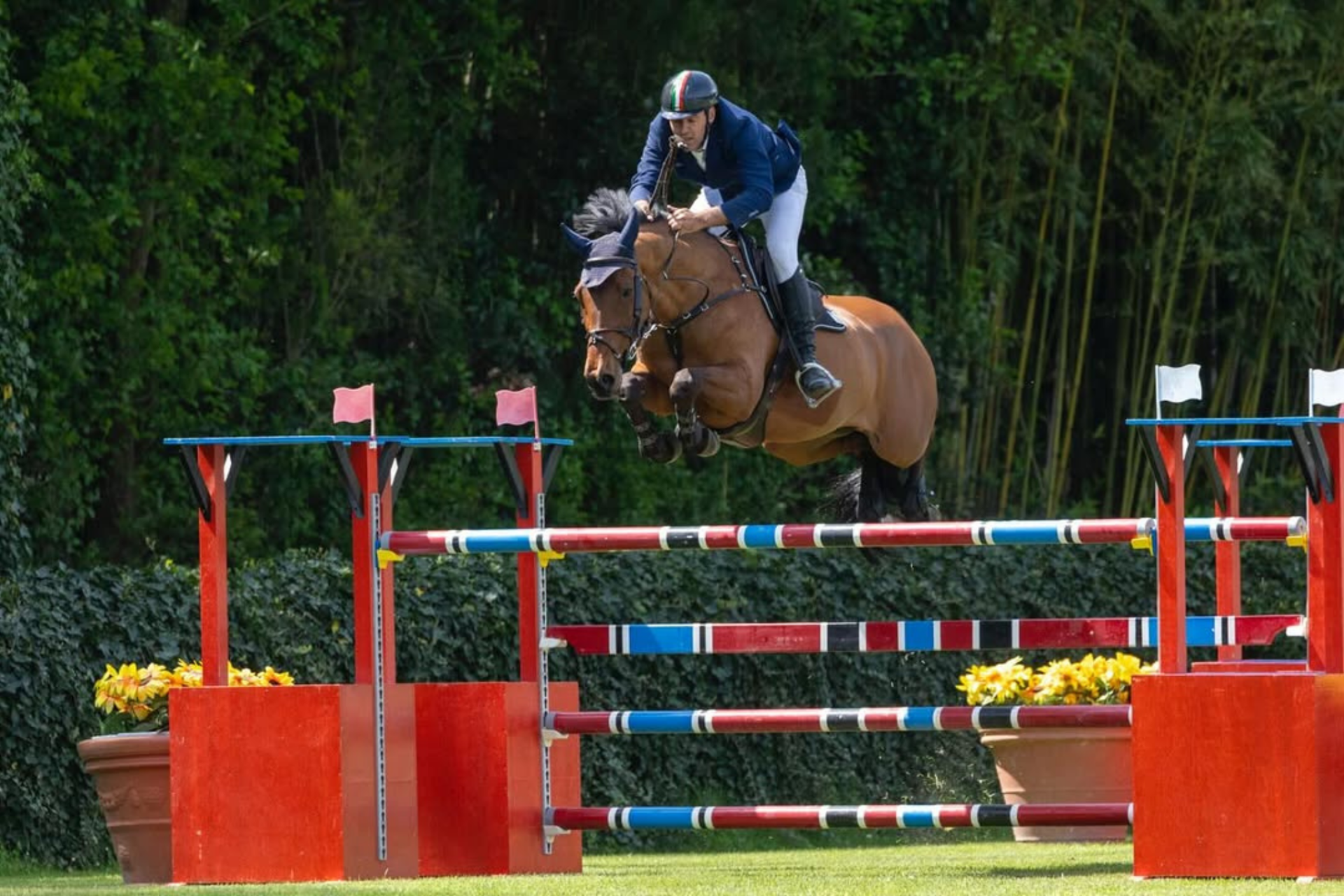 Roberto Turchetto sul podio nella 145 LR di Samorin (CSI2*)