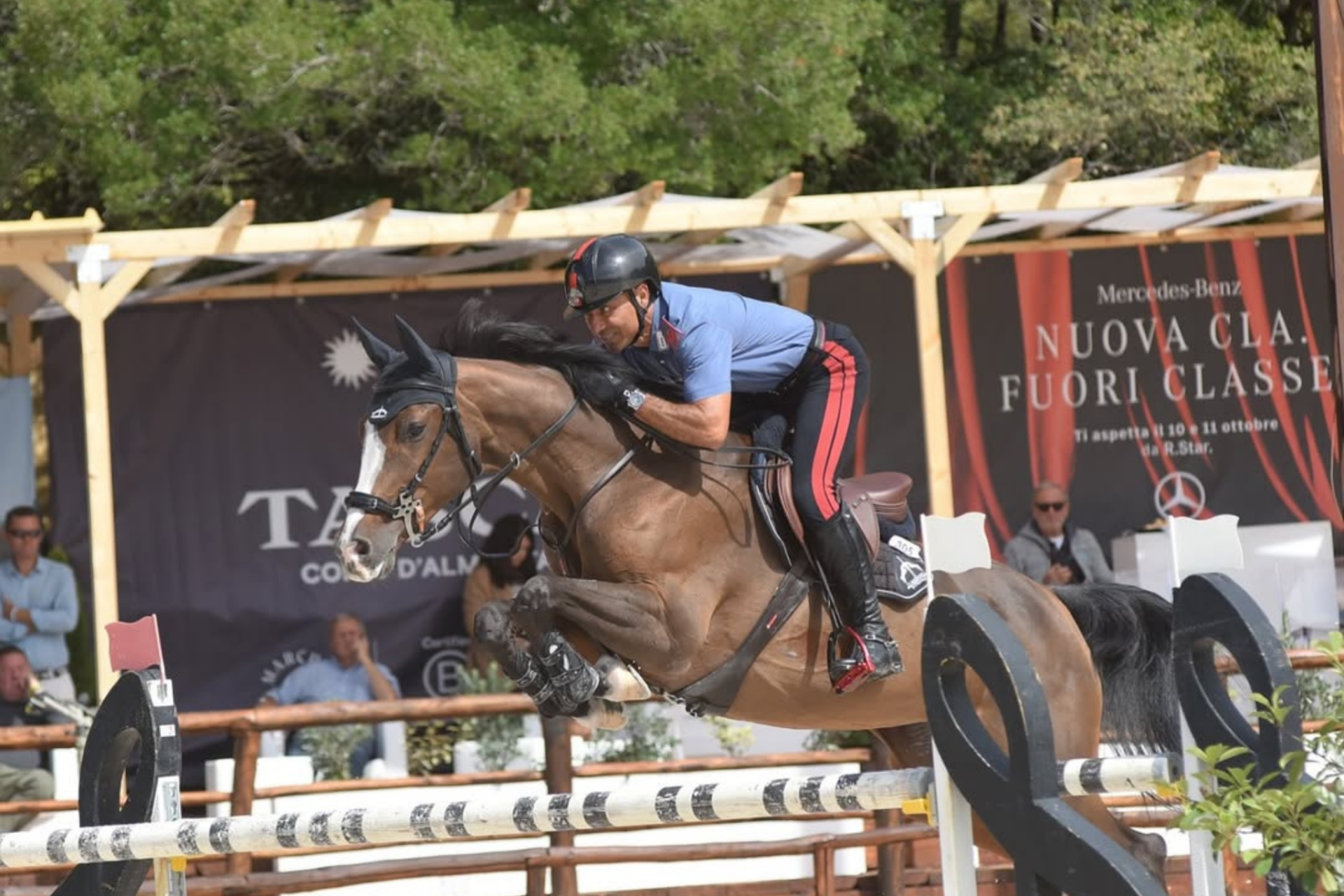 Bruno Chimirri al comando nella 145 LR di Ornago (CSI2*)