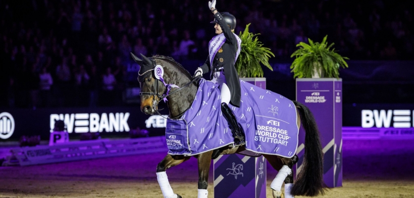 Diallo BB al debutto vince la Coppa del Mondo di Stoccarda con Jessica von Bredow-Werndl