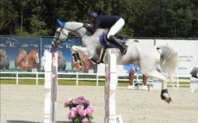 Matteo Checchi firma la 145 di apertura a Gorla Minore (CSI2*)