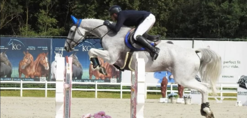 Matteo Checchi firma la 145 di apertura a Gorla Minore (CSI2*)