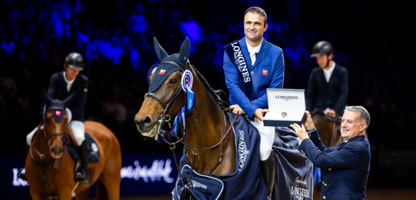 Olivier Perreau trionfa nella Longines FEI Jumping World Cup™ di Lione