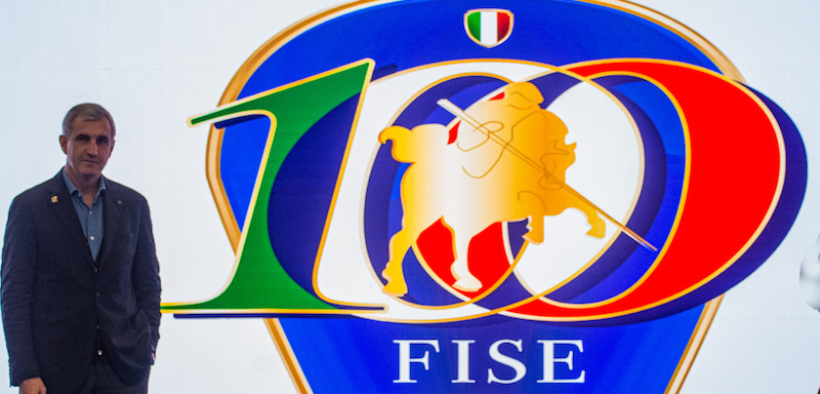 Presentato a Fieracavalli il nuovo logo per i 100 anni della FISE