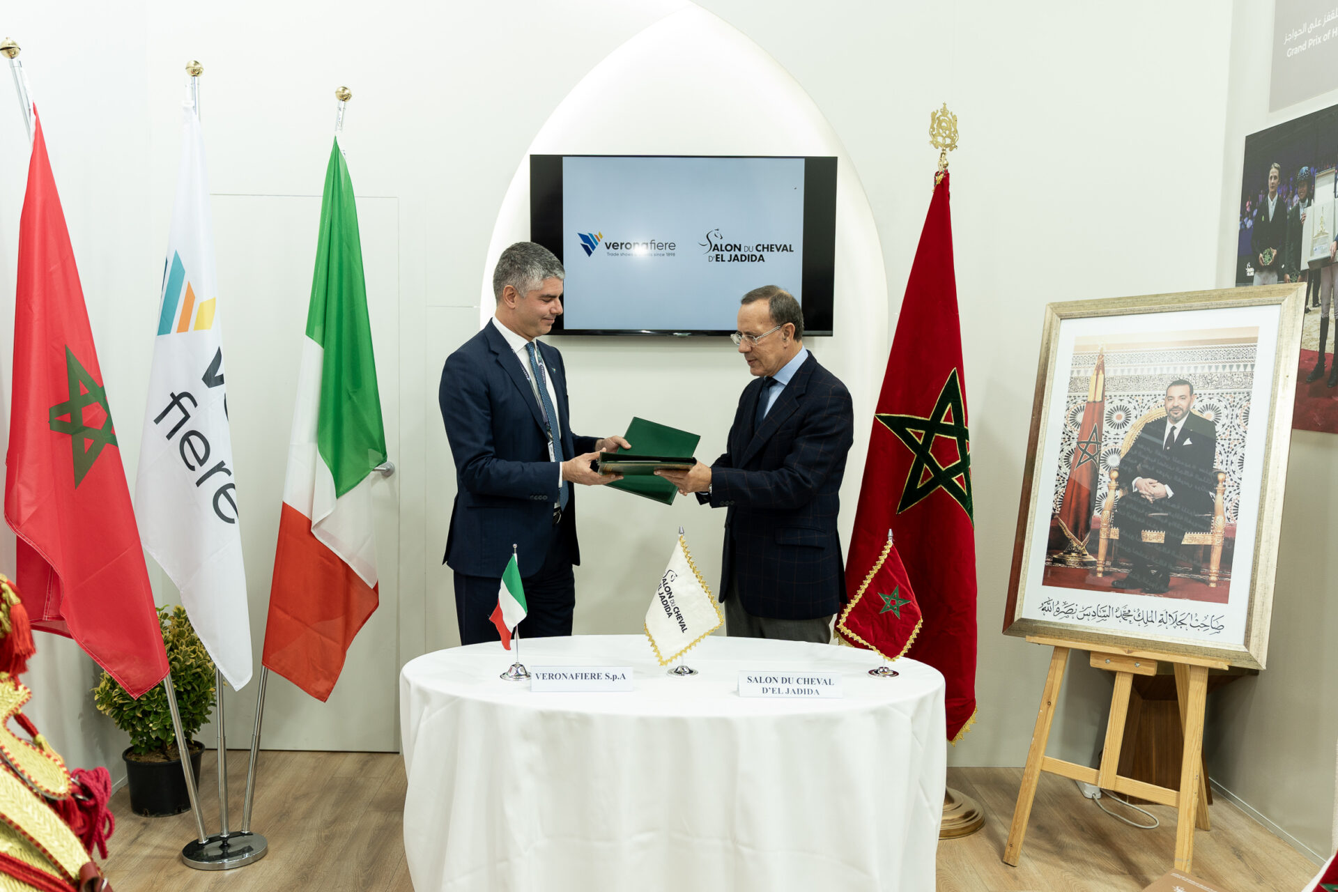 Veronafiere firma accordo strategico con il Salon du Cheval d’El Jadida