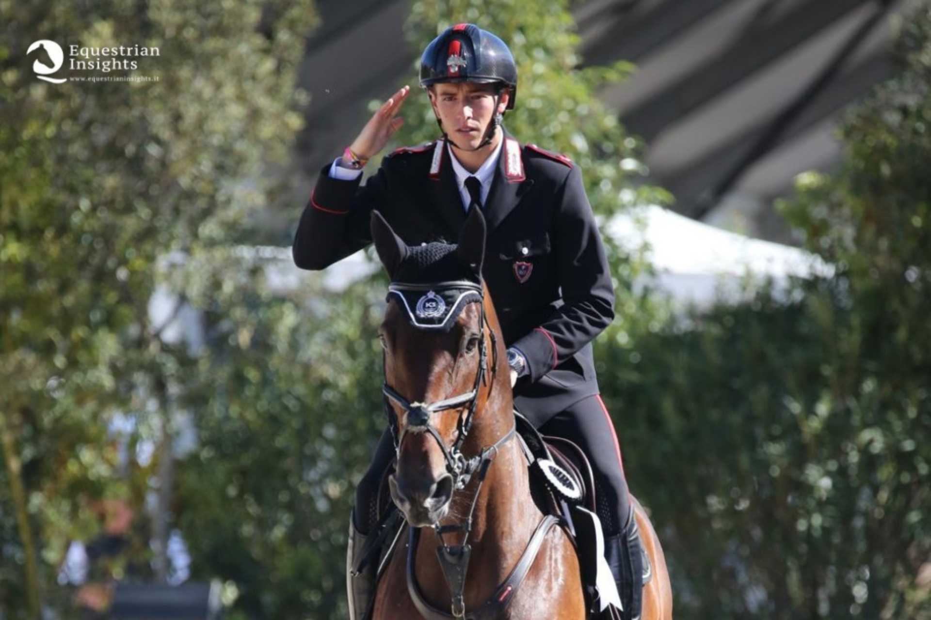 Giacomo Casadei sul podio nella 145 Ranking di Ornago (CSI2*)