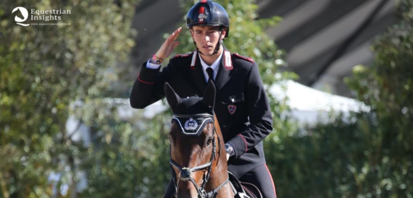 Giacomo Casadei sul podio nella 145 Ranking di Ornago (CSI2*)