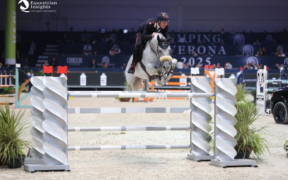 Piazza d’Onore per Emanuele Gaudiano nella 150 LR di Doha (CSI5*) 2