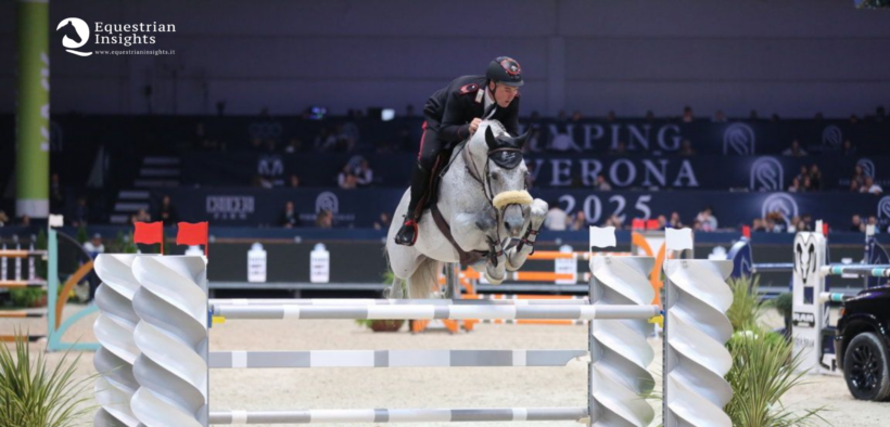 Piazza d’Onore per Emanuele Gaudiano nella 150 LR di Doha (CSI5*) 2
