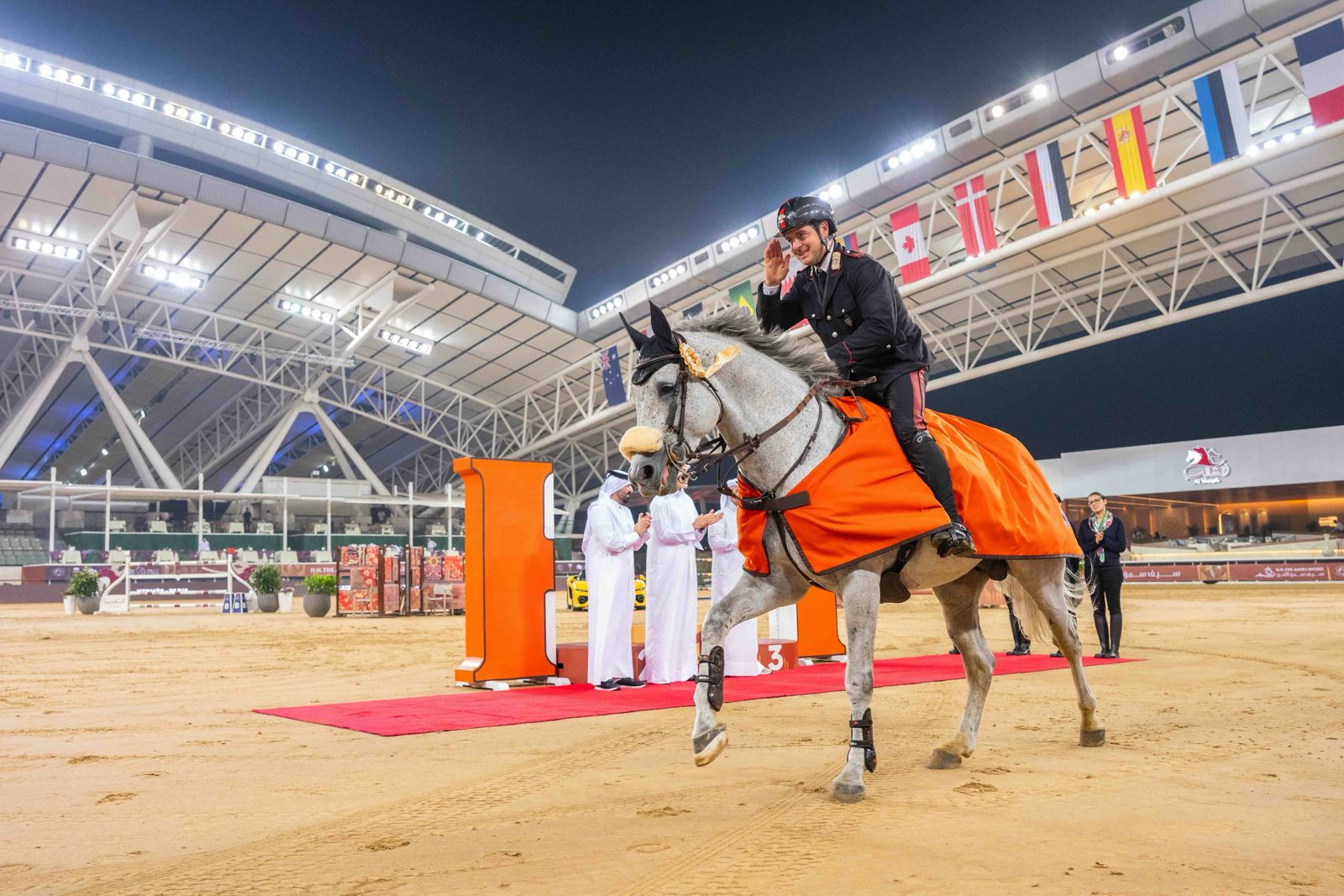 Emanuele Gaudiano sfiora la vittoria nella 155 Ranking di Doha (CSI5*)