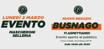 Evento Mascheroni Selleria presso il nuovo negozio di Busnago: 2 marzo, #savethedate
