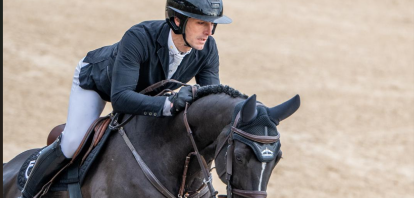 Giacomo Bassi al comando nel GP di San Giovanni in Marignano (CSI3*) 1