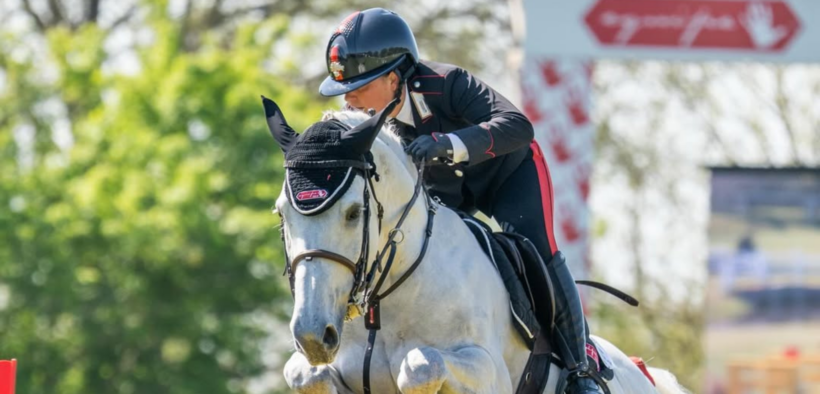 Elisa Chimirri sul podio nel GP di Busto Arsizio (CSI2*)