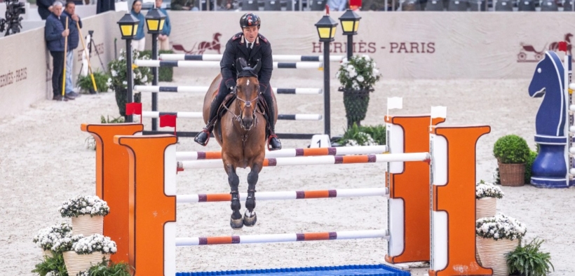 Gaudiano terzo nella 150 LR del 5* Saut Hermès di Parigi