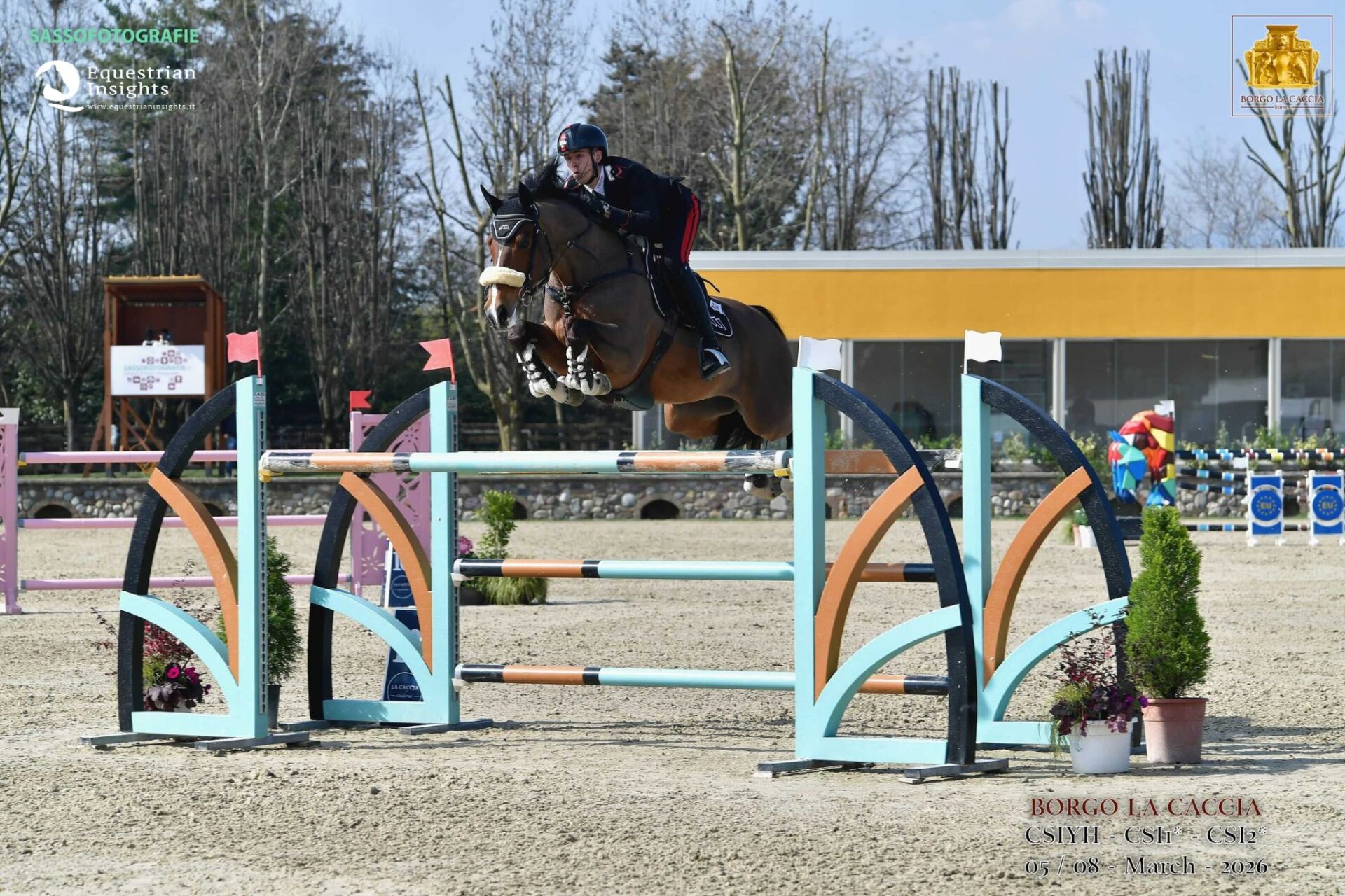 Giacomo Casadei sul podio del Grand Prix 2* di Bedizzole 1