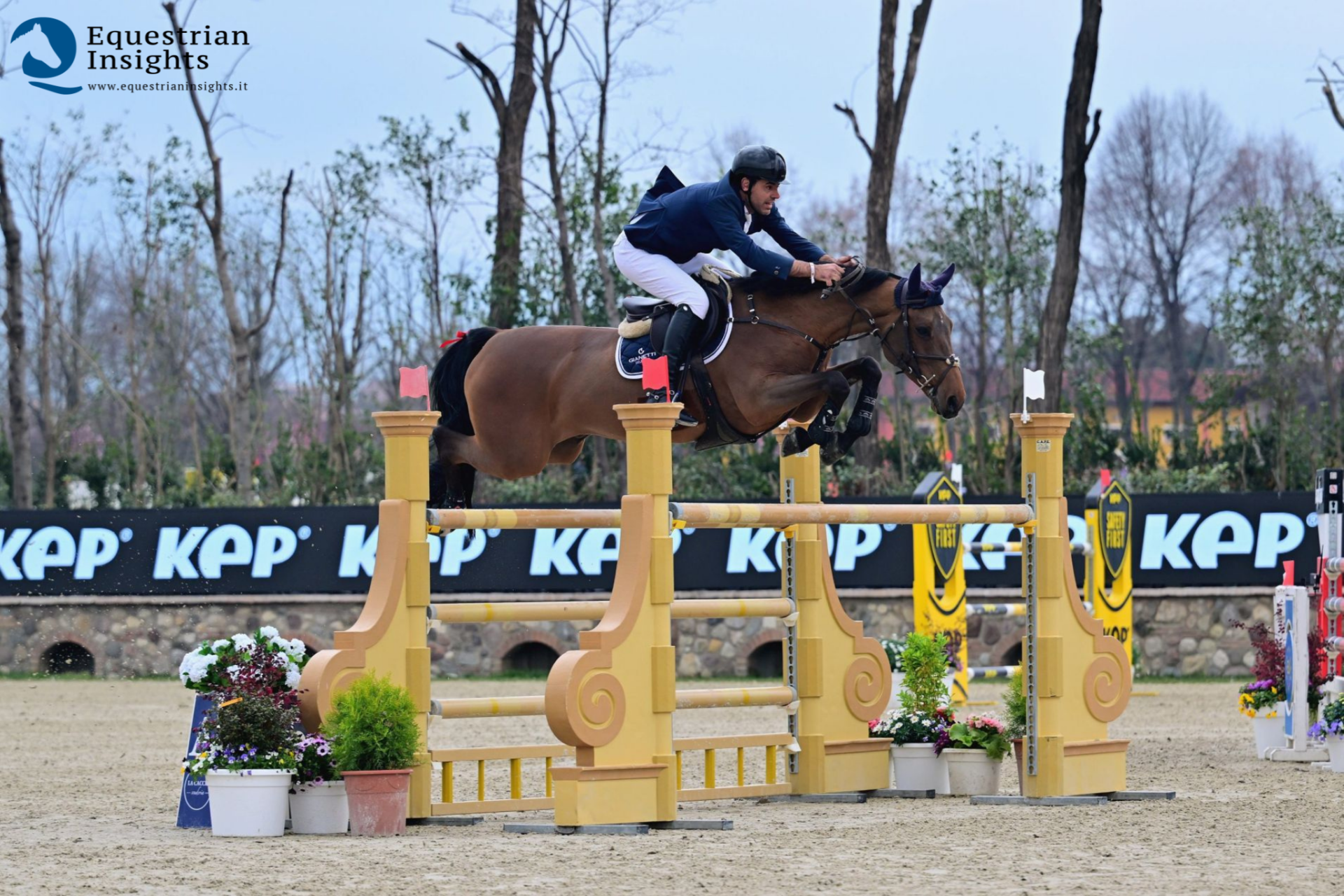 Roberto Turchetto sul podio nella 150 LR di Bedizzole (CSI4*)