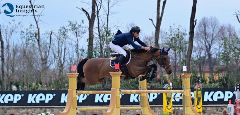 Roberto Turchetto sul podio nella 150 LR di Bedizzole (CSI4*)