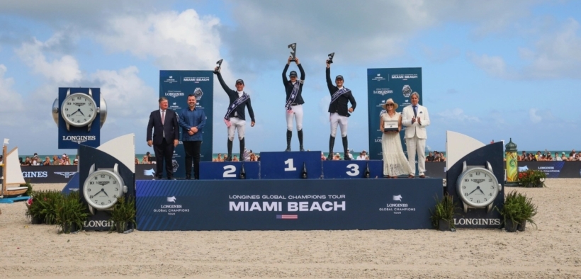 Bucci sul podio del LGCT Grand Prix di Miami, la vittoria a Eckermann