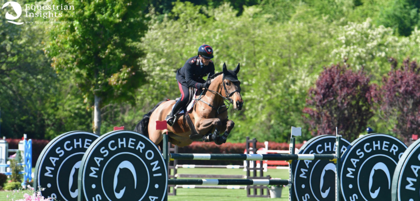 Massimo Grossato sul podio nella 150 Ranking di Gorla Minore (CSI3*)