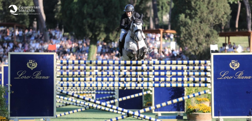 Bassi protagonista nella Sei Barriere Loro Piana dello CSIO5* di Roma