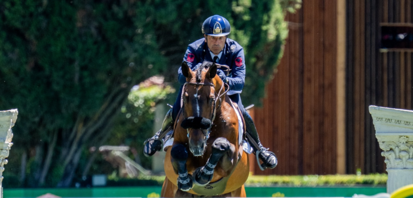 Emilio Bicocchi imbattibile nella 145 LR di Busto Arsizio (CSI2*)