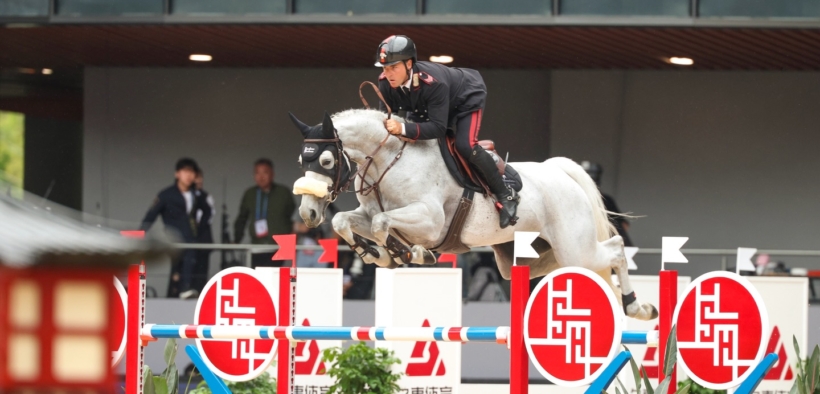 Gaudiano terzo nella 145 LR di Shangai (CSI5*)