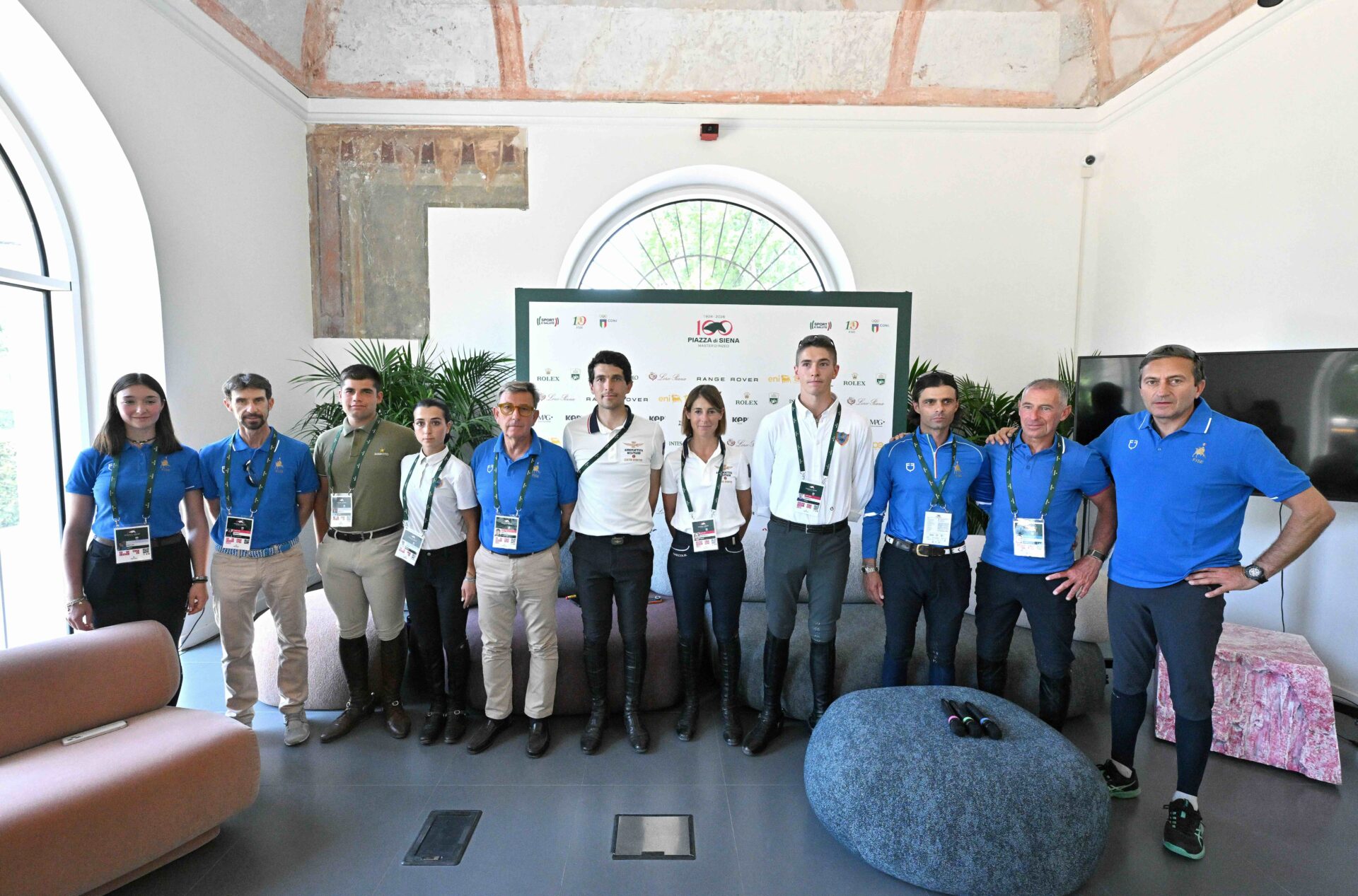Piazza di Siena: presentato il Team Italy per la Coppa delle Nazioni Intesa Sanpaolo