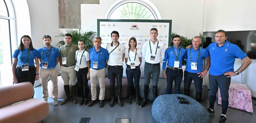Piazza di Siena: presentato il Team Italy per la Coppa delle Nazioni Intesa Sanpaolo