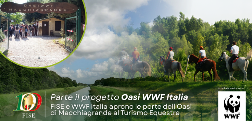 Turismo sostenibile, prende il via il progetto FISE-WWF Italia all’Oasi di Macchiagrande