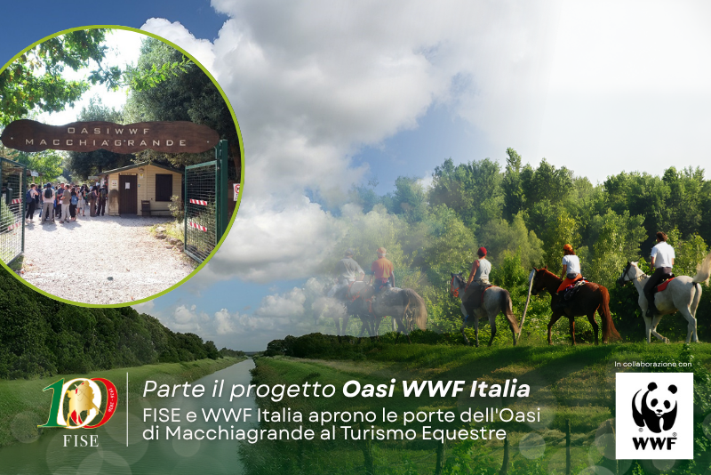 Turismo sostenibile, prende il via il progetto FISE-WWF Italia all’Oasi di Macchiagrande
