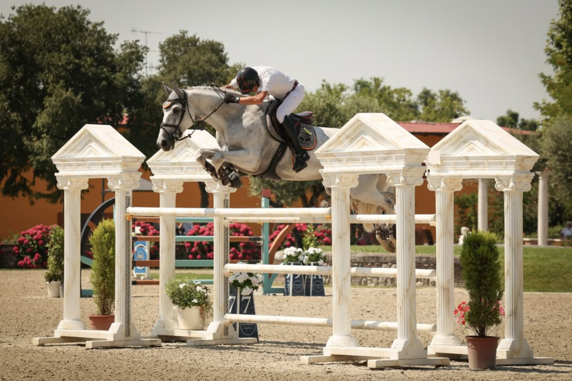 Guido Franchi sul podio nella 145 LR di Bedizzole (CSI3*) 1