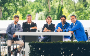 La squadra italiana ai piedi del podio nella Coppa delle Nazioni di Rotterdam (CSIO5* LLN)