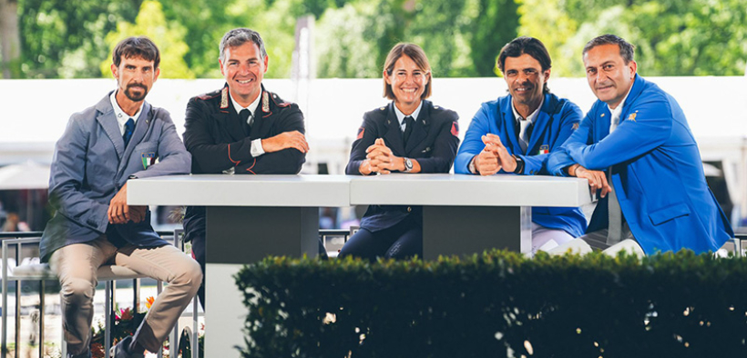 La squadra italiana ai piedi del podio nella Coppa delle Nazioni di Rotterdam (CSIO5* LLN)
