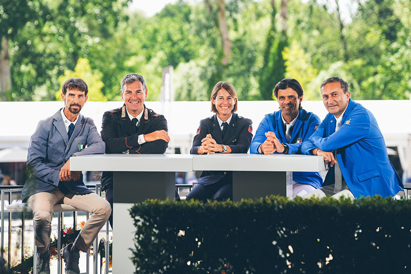 La squadra italiana ai piedi del podio nella Coppa delle Nazioni di Rotterdam (CSIO5* LLN)