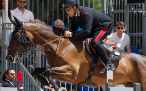 Emanuele Gaudiano sfiora la vittoria nella 145 LR di Montecarlo (CSI5*)