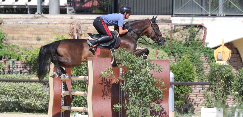 Francesco Correddu sul podio nel Grand Prix di San Giovanni in Marignano (CSI2*)